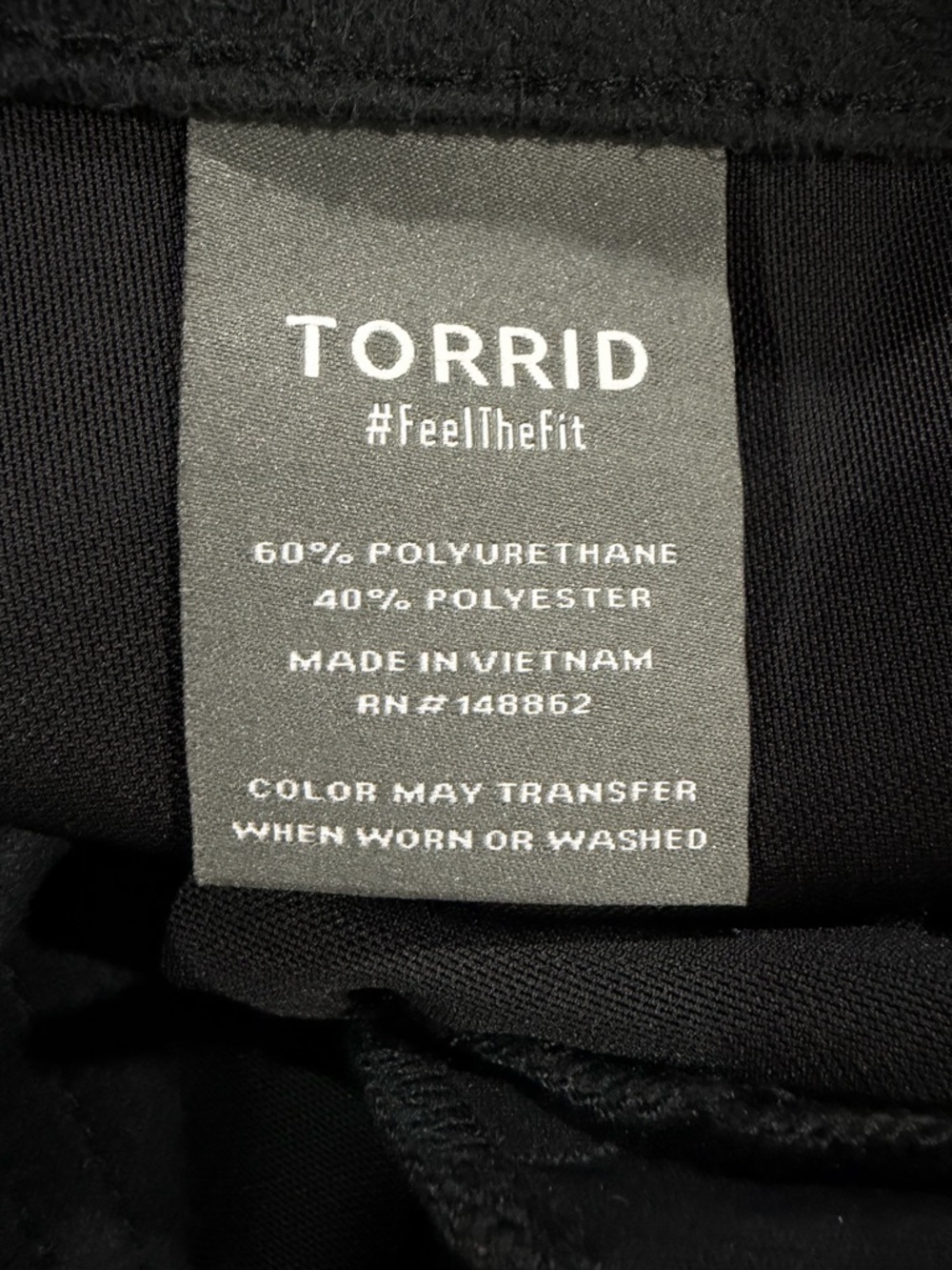 2/$30 torrid Deep Black Perfect Skinny Faux Leather High Rise Pants 16 Short NWT - Picture 8 of 10
